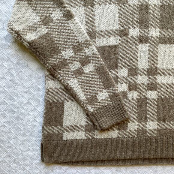 Madewell Hartfield Pullover Sweater Soft Alpaca Blend Heather Ashwood Boxy Fit M - Picture 9 of 15